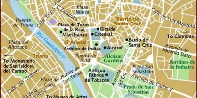 Mapu Sevilly štvrtí