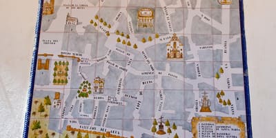 Mapa židovského Seville